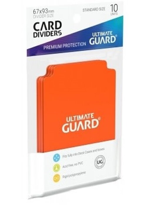 Ultimate Guard Card Dividers Orange