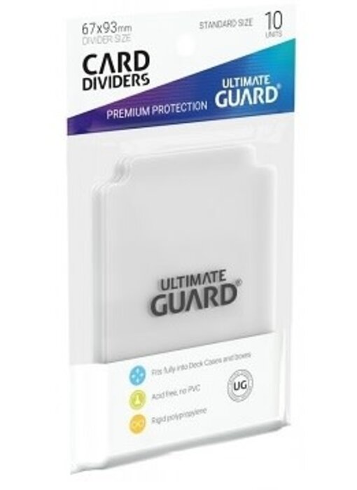 Ultimate Guard Card Dividers Transparent