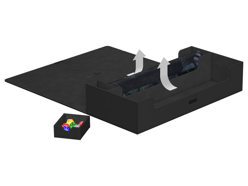 Ultimate Guard Deck Case Superhive 550+ Monocolor Black