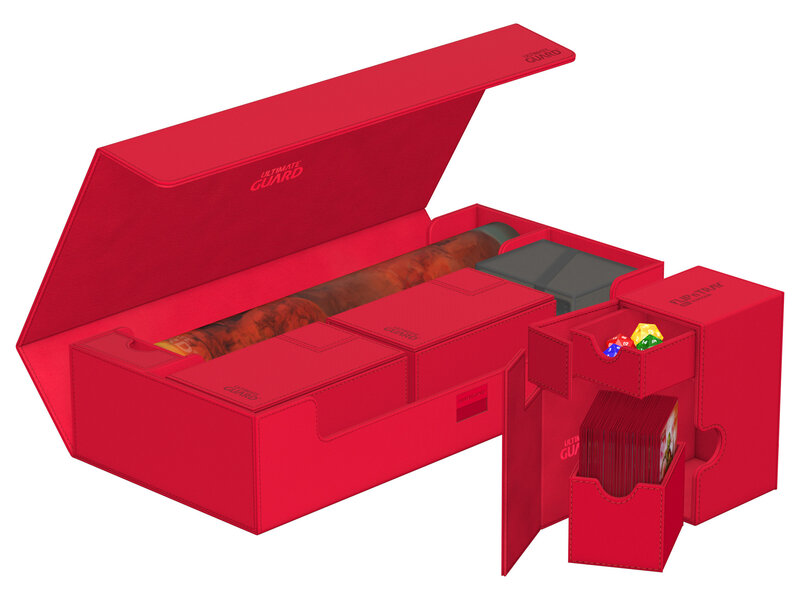 Ultimate Guard Deck Case Superhive 550+ Monocolor Red