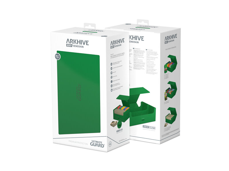 Ultimate Guard Deck Case Arkhive 800+ Monocolor Green