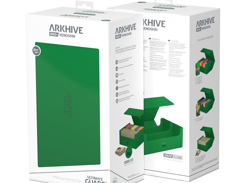 Ultimate Guard Deck Case Arkhive 800+ Monocolor Green