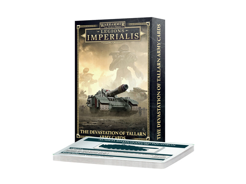 Games Workshop Legions Imperialis Devastation Of Tallarn Army Cards