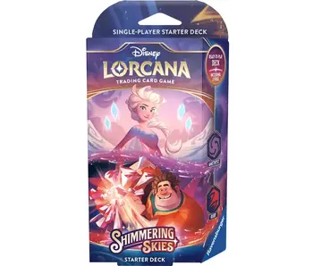Disney Lorcana Shimmering Skies Starter Deck - Wreck-It Ralph & Elsa