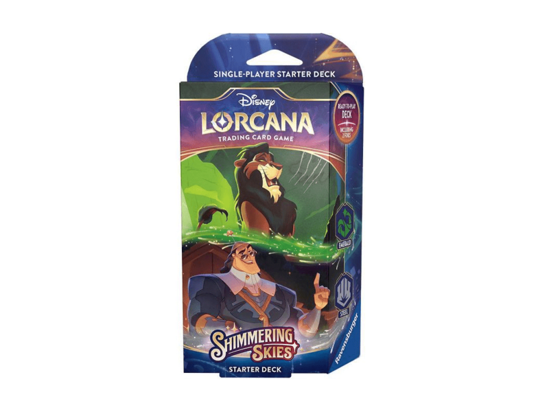 Disney Disney Lorcana Shimmering Skies Starter Deck - A Steadfast Strategy Scar & Kronk