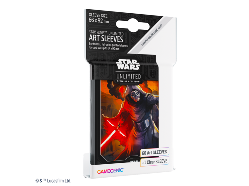 Gamegenic Star Wars Unlimited Art Sleeves Kylo Ren