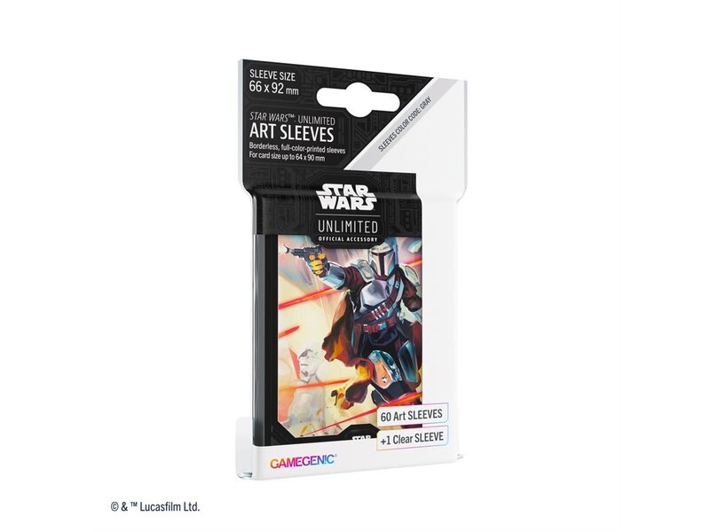 Gamegenic Star Wars Unlimited Art Sleeves Mandalorian