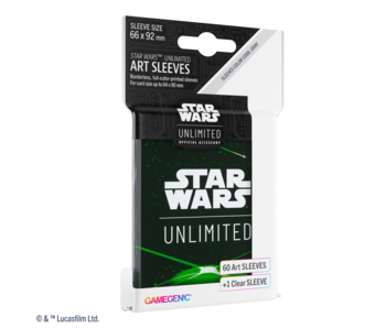 Star Wars Unlimited Art Sleeves Card Back Green