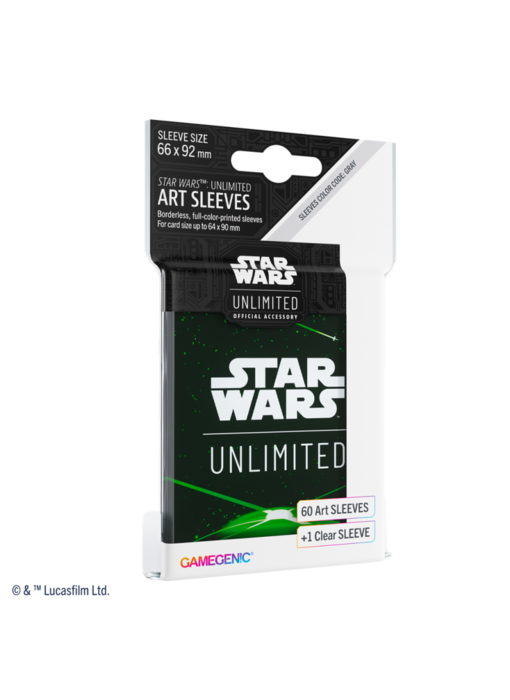 Star Wars Unlimited Art Sleeves Card Back Green