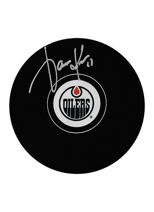 Jari Kurri Autographed Edmonton Oilers Puck