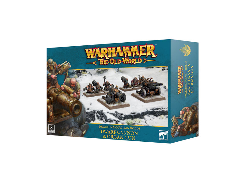 Games Workshop Dwarfen Mountain Holds Dwarf Cannon & Organ Gun