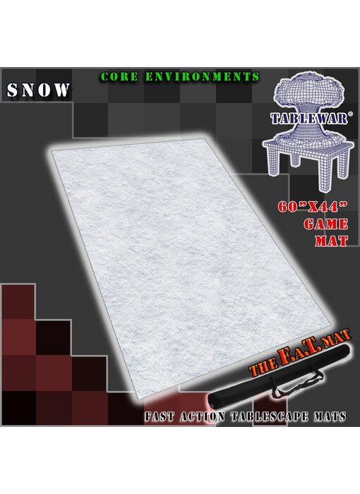 F.A.T. MATS - Core Environment Snow 60 Inches X 44 Inches