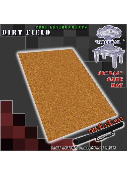 F.A.T. MATS - Core Environment Dirt Field 60 Inches X 44 Inches