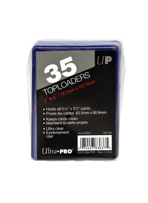 Ultra Pro - Topload 3X4 Retail 35Pt 35Ct
