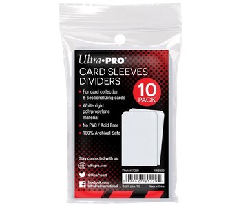 Ultra Pro Sleeves Dividers 10CT