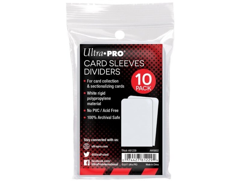 Ultra-Pro Ultra Pro Sleeves Dividers 10CT