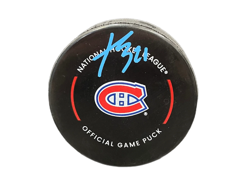 Kaiden Guhle Autographed Puck - Official