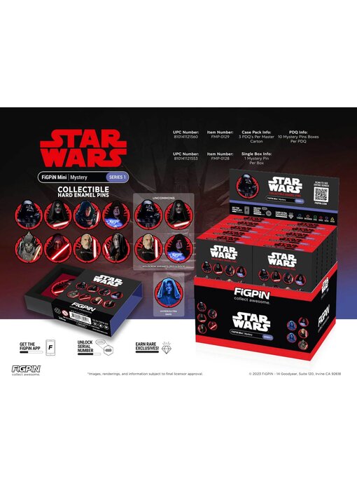 Figpin Star Wars Sith Mystery Minis