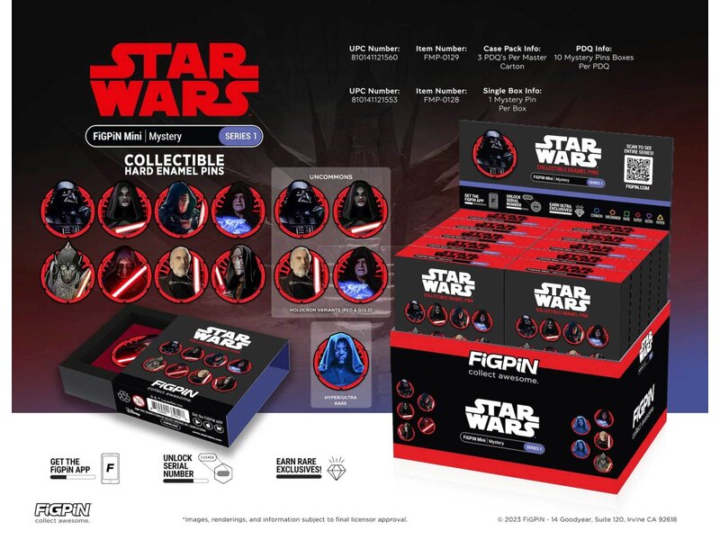 Figpin Star Wars Sith Mystery Minis