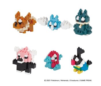 Nanoblock Mininano Series Pokemon Type Normal Set 1