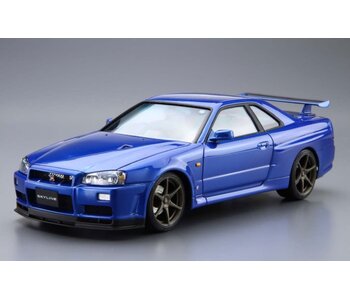 Aoshima 1/24 Nissan BNR34 Skyline GT-R V-spec '02