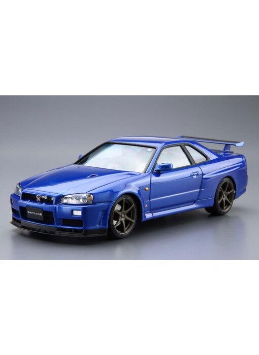 Aoshima 1/24 Nissan BNR34 Skyline GT-R V-spec '02