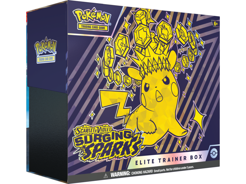 Pokémon Trading cards Pokémon TCG SV8 Surging Sparks Elite Trainer Box