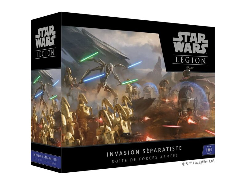 Fantasy Flight Games Star Wars - Legion - Battle Force Starter Set - Separatist Invasion (French)