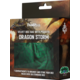Velvet Dice Bag Compartment Dragon Storm Green