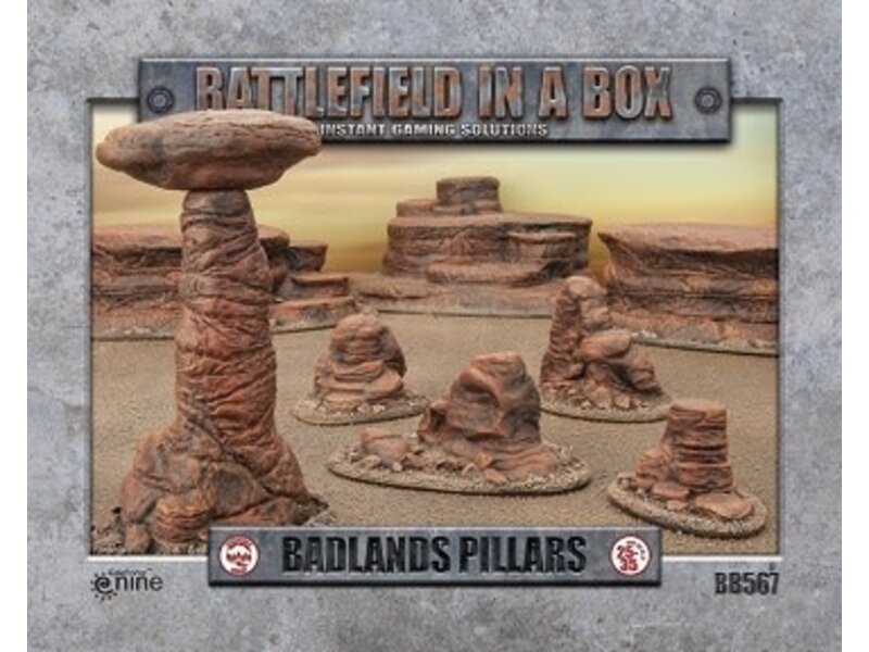 Battlefield in a Box Battlefield In A Box - Badlands Pillars - Mars