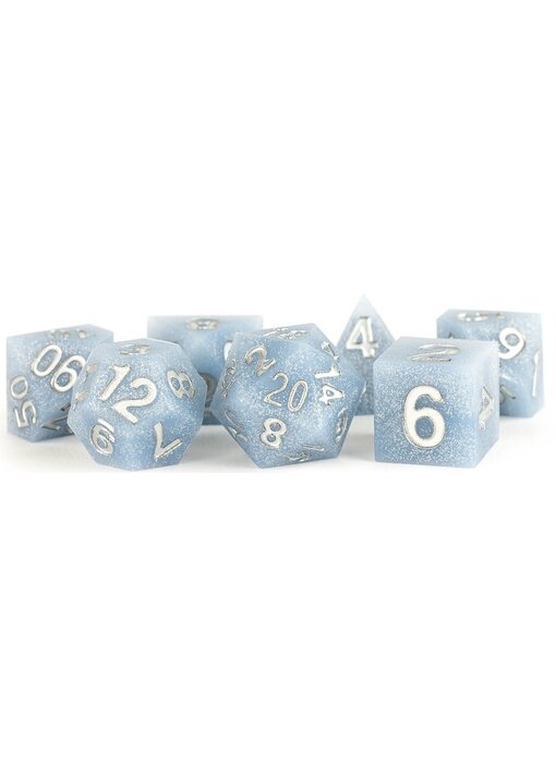 Silicone 7 Dice Set Rubber Glacial Debris 16mm