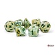 Mega-hedral 7-Die Set Marble Green / Dark Green Chessex Dice (CHX22409)