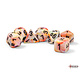 Mega-hedral 7-Die Set Festive Circus / Black Chessex Dice (CHX22442)