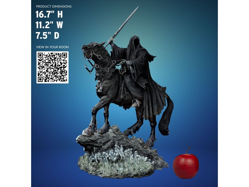Sideshow Nazgul on Horse Deluxe 1:10 Scale Statue by Iron Studios