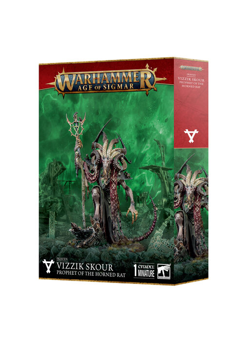 Skaven Vizzik Skour Prophet Horned Rat