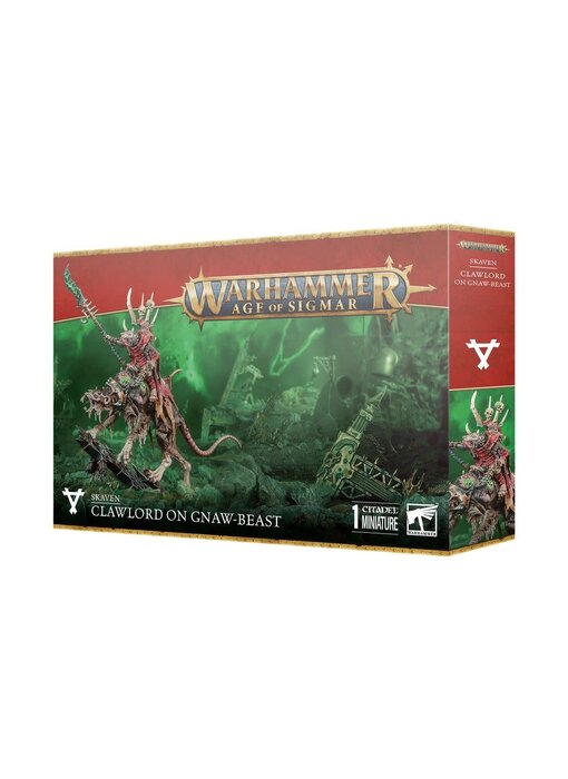 Skaven Clawlord On Gnaw-Beast