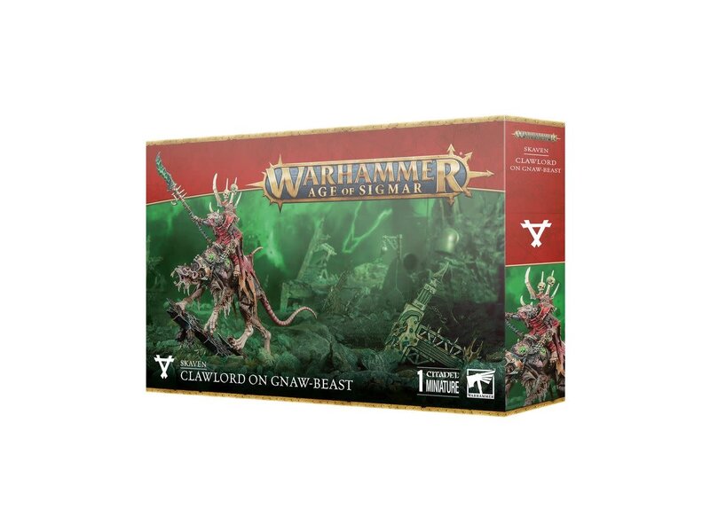 Games Workshop Skaven Clawlord On Gnaw-Beast