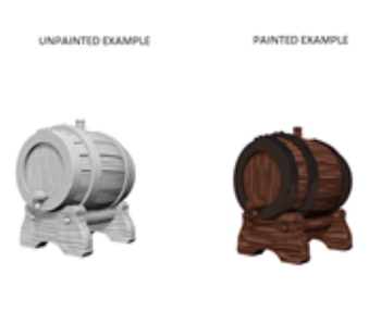 Wizkids Unpainted Minis Wv2 Keg Barrels