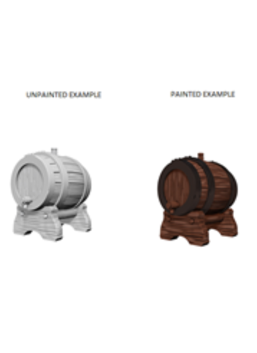 Wizkids Unpainted Minis Wv2 Keg Barrels
