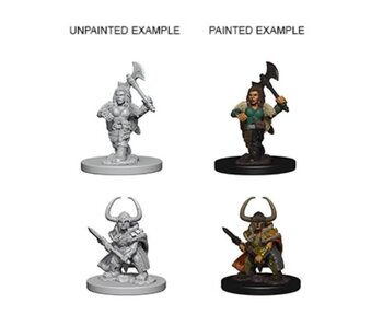 D&D Unpainted Minis Wv4 Dwarf Female Barbarian