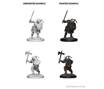 D&D Unpainted Minis Wv4 Earth Genasi Male Fighter