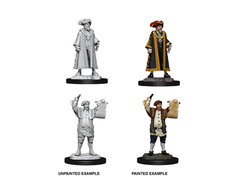 Wizkids Wizkids Unpainted Minis Wv10 Mayor And Town Crier