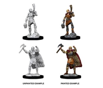 D&D Unpainted Minis Wv12 Female Human Barbarian