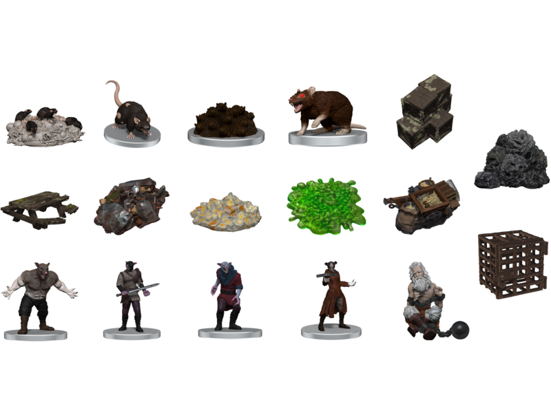 Wizkids D&d Icons Adventure In A Box Wererat Den