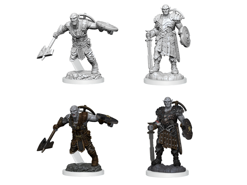 Wizkids D&d Unpainted Minis Wv20 Earth Genasi Fighter