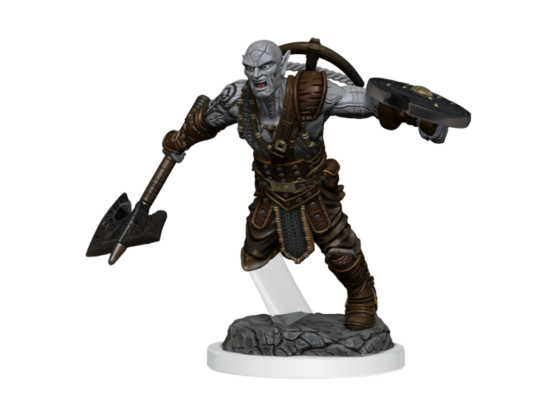 Wizkids D&d Unpainted Minis Wv20 Earth Genasi Fighter