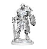 Wizkids D&d Unpainted Minis Wv20 Earth Genasi Fighter