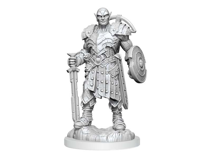 Wizkids D&d Unpainted Minis Wv20 Earth Genasi Fighter