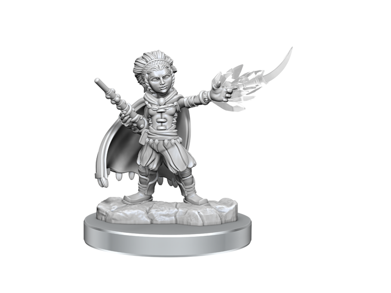 Wizkids D&d Unpainted Minis Wv20 Halfling Wizards