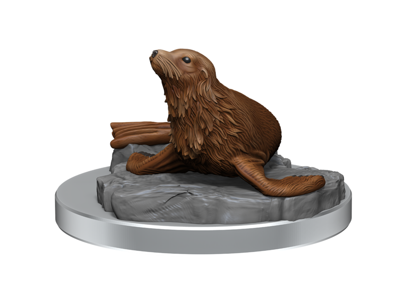 Wizkids D&d Unpainted Minis Wv20 Locathah And Seal
